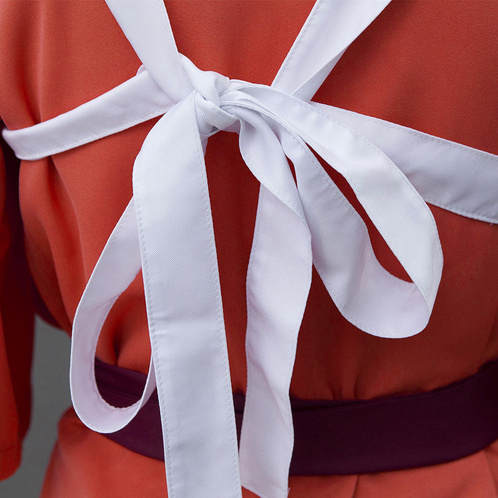 Anime Spirit Realm Chihiro Ogino Cosplay Bathhouse Worker Uniform Kimono Costume For Women Kids product image 8
