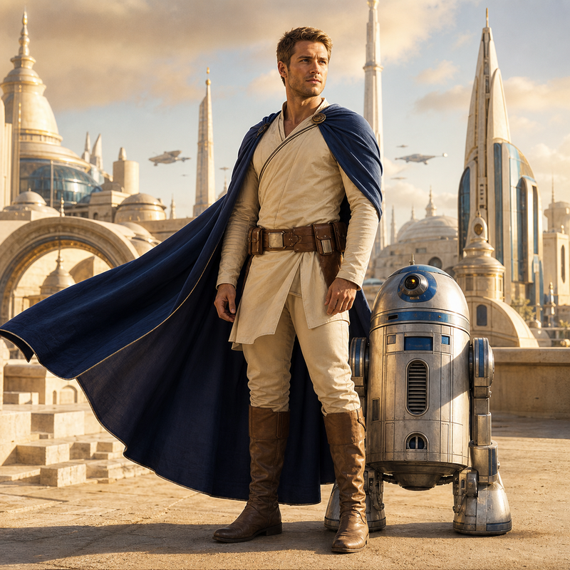 Star Wars collection banner with male hero