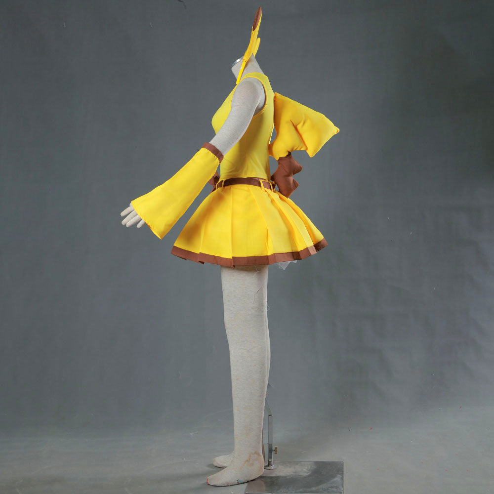 Anime Pokemon Costume Pikachu Cosplay Costume with Accessories for Women & Kids - 未标题-1-恢复的_0001_B198-宠物小精灵-皮卡丘拟人服2代9.jpg