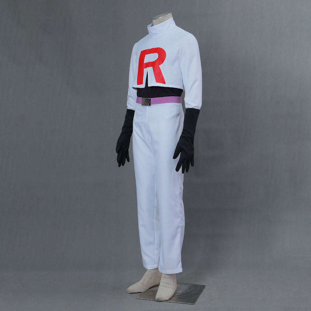 Anime Pokemon Costume Rocket Team James Inkay Jessie Cosplay Costume for Adults & Kids - 未标题-1-恢复的_0007_A189-宠物小精灵-小次郎装1代-火箭队队服 -3.jpg