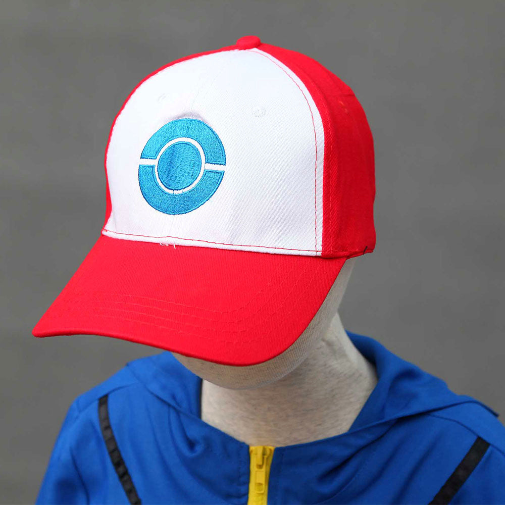 Anime Pokemon Costume Trainer Ash Ketchum Short Sleeves Shirt Cosplay Costume for Men & Kids - 未标题-1-恢复的_0008_IMG_5385.jpg