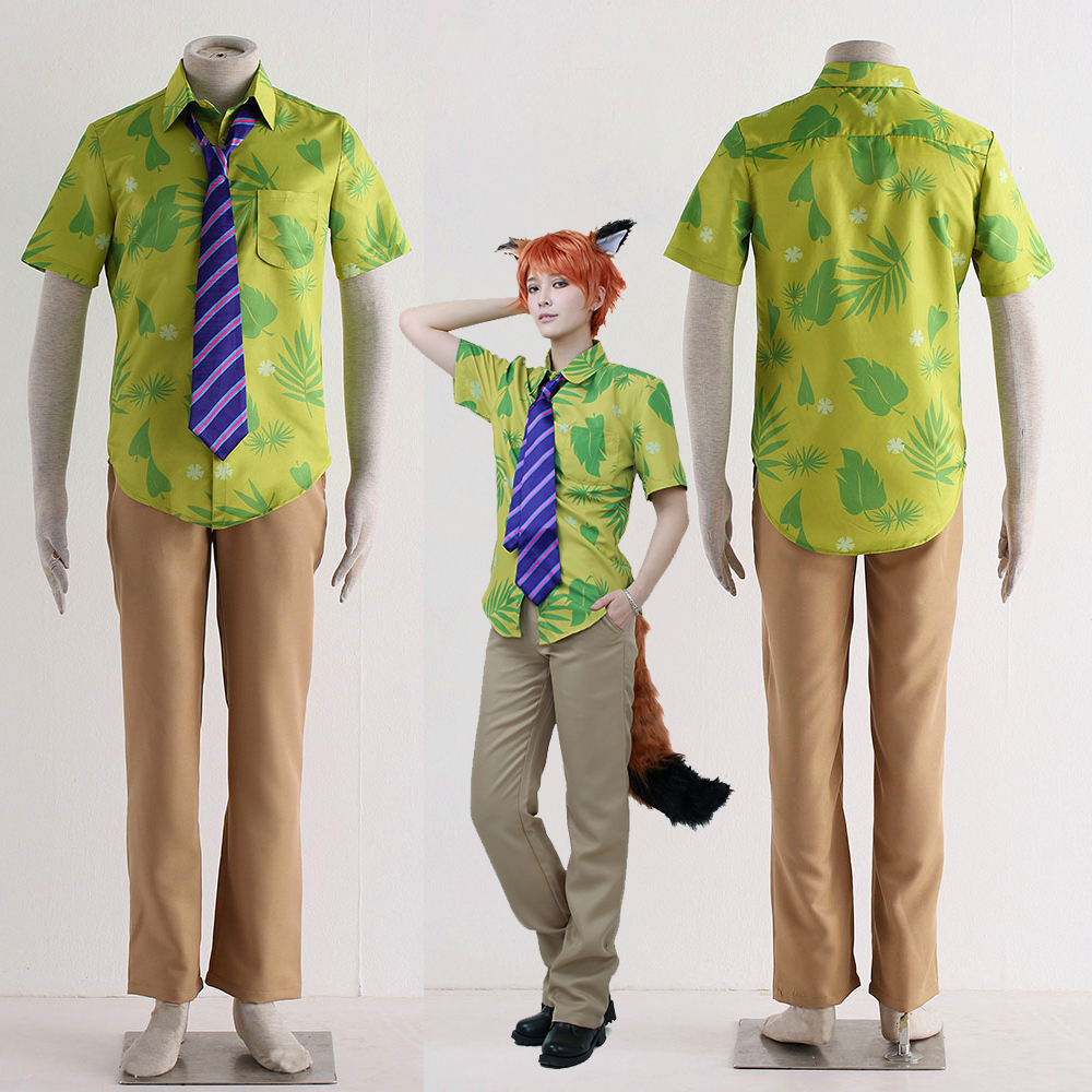 Anime Zootopia The Fox Nick Wilde Cosplay Costume for Men & Kids - 11.png