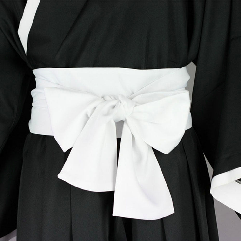 Anime Soul Reaper 13 Guard Squad Sword Fighter Black Kimono Cosplay Costume-v2 for Men Kids - 11_0001_死神-死霸装2代-简化版-6.jpg