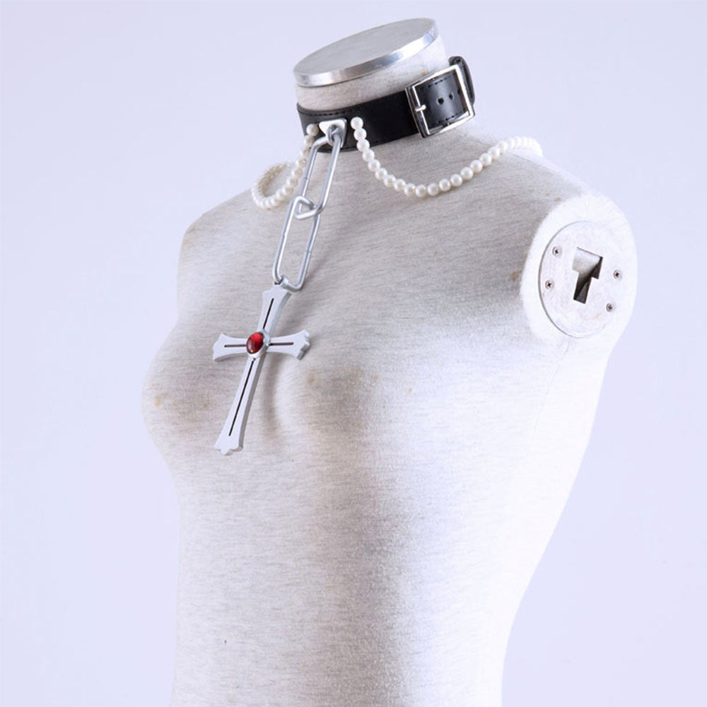 Anime Rosario+Vampire Moka Akashiya Cosplay Necklace - 11_0002_十字架与吸血鬼-赤夜萌香装1代-阳海学院女装校服-31.jpg