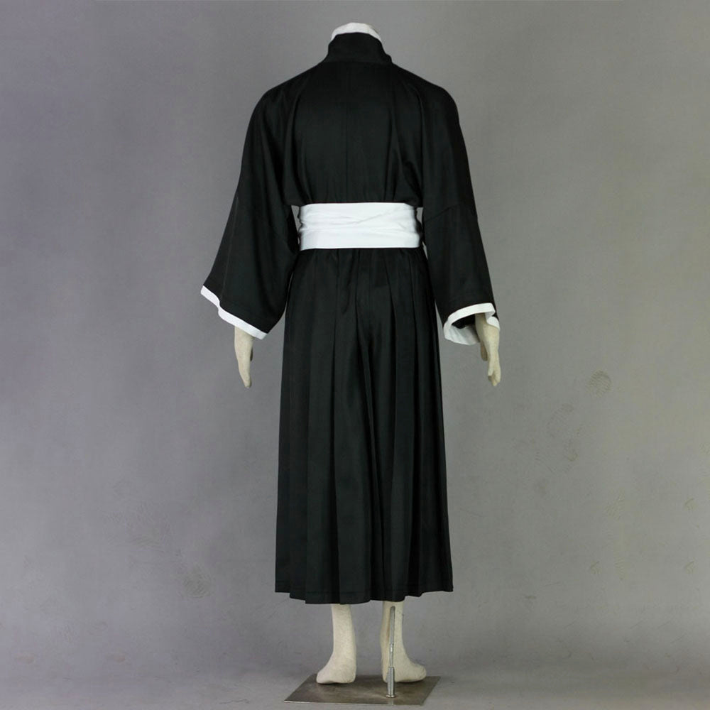 Anime Soul Reaper 13 Guard Squad Sword Fighter Black Kimono Cosplay Costume-v2 for Men Kids - 11_0002_死神-死霸装2代-简化版-4.jpg