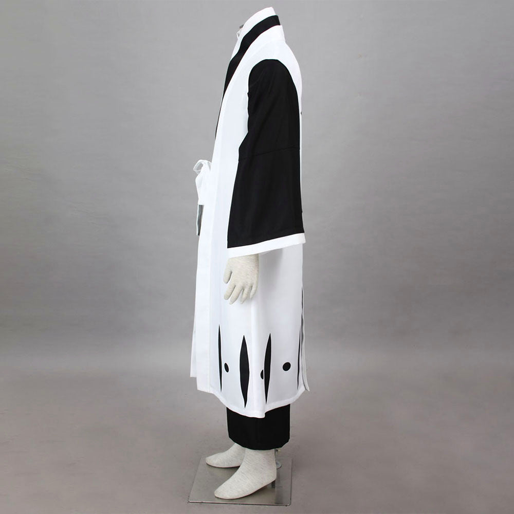 Anime Soul Reaper 3rd Unit Captain Healer Swordswoman Cosplay Costume for Men Kids - 11_0002_死神-市丸银4代-超级简化版三番队队长长袍-3.jpg