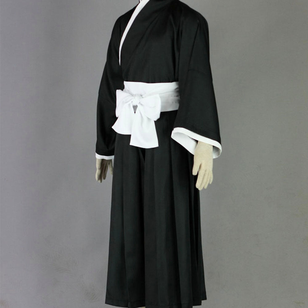 Anime Soul Reaper 13 Guard Squad Sword Fighter Black Kimono Cosplay Costume-v2 for Men Kids - 11_0004_死神-死霸装2代-简化版-2.jpg