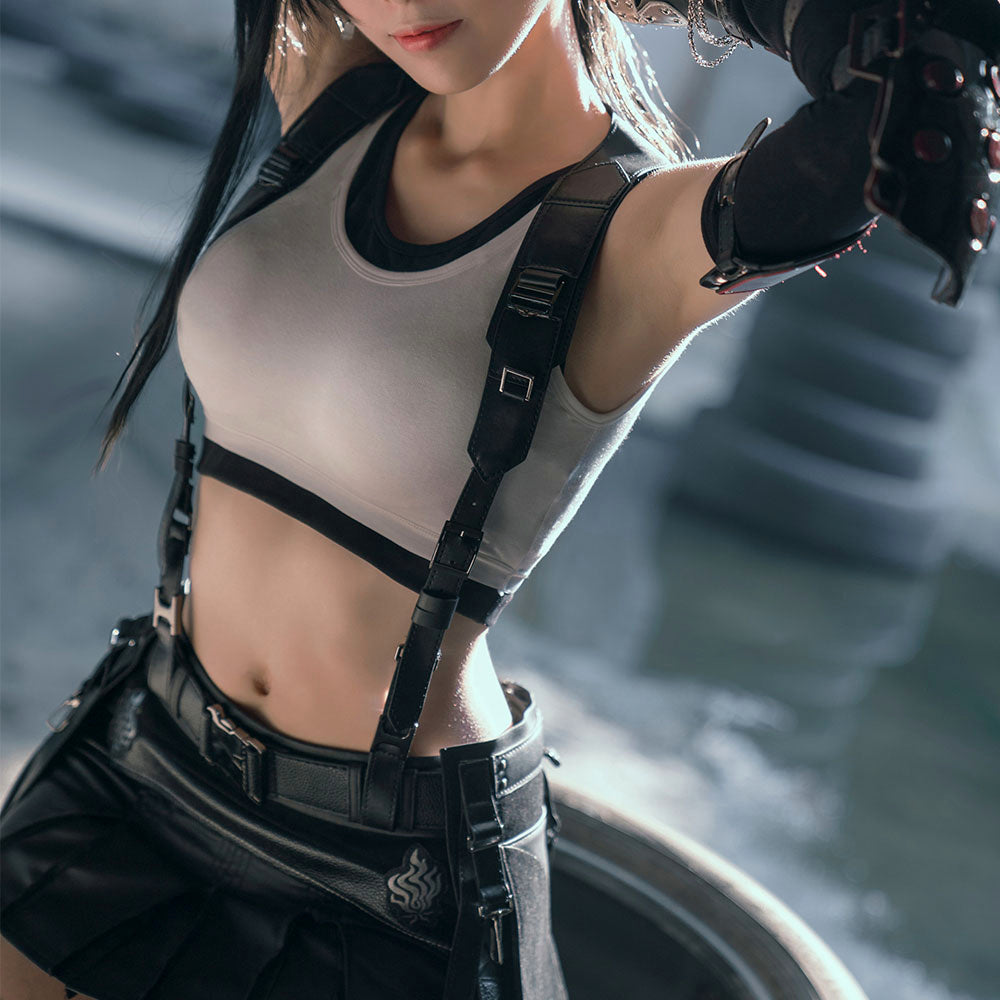 High Quality Final Fantasy 7 Tifa Lockhart Flawless Cosplay Costume with Accessories for Women & Kids - 11_0005_15副本.jpg