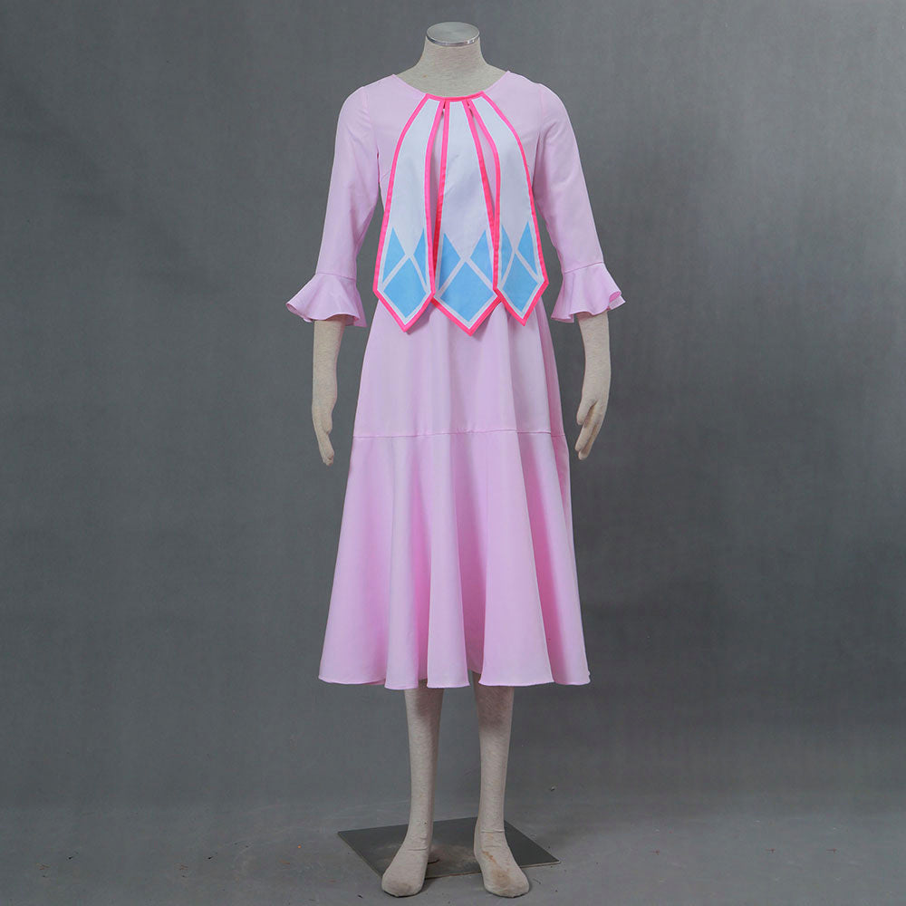 Anime Fairy Tail Mavis Vermillion First Guild Master Pink Cape Dress Cosplay Costume for Women & Kids - 11_0005_F103-妖精的尾巴-梅比斯装1代-初代会长服 -8.jpg