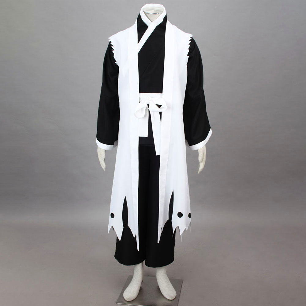 Anime Soul Reaper 11th Unit Captain Fierce Swordsman Cosplay Costume for Men Kids - 11_0005_死神-更木剑八3代-超级简化版十一番队队长长袍-1.jpg