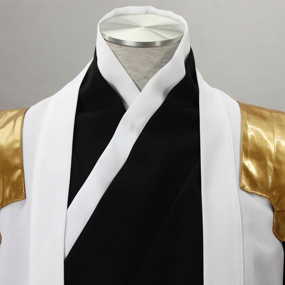 Anime Soul Reaper Golden Shoulder Armor Beast Swordsman Cosplay Costume Set for Men Kids - 11_0005_死神-狛村左阵3代-超级简化版七番队队长长袍-5.jpg