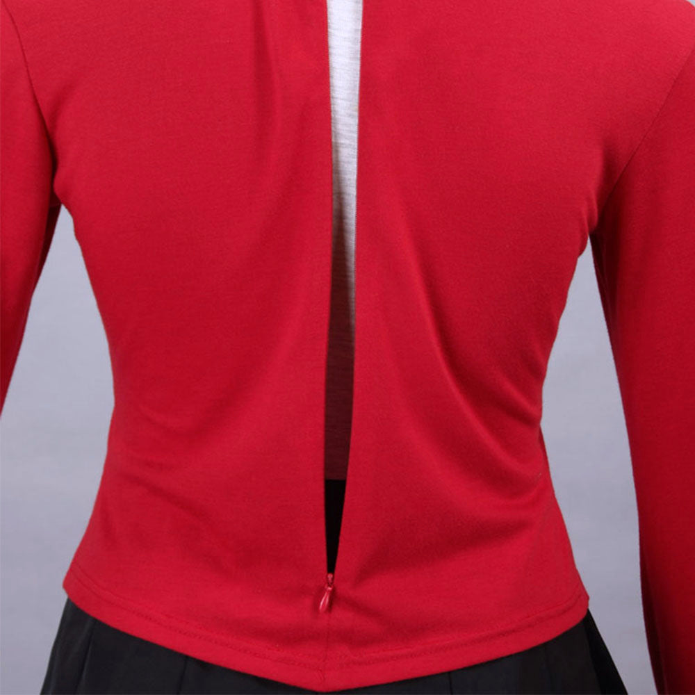 Fate/stay night Rin Tohsaka Cosplay Costume with Accessories for Women Kids - 11_0006_圣杯战争-远坂凛装2代-便装全套-6.jpg