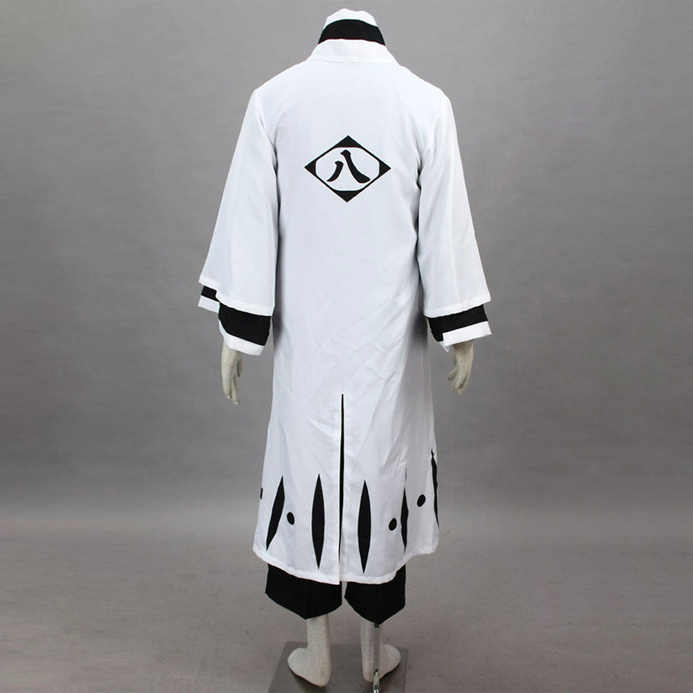 Anime Soul Reaper 8th Unit Captain Lazy Captain Swordsman Cosplay Costume for Men Kids - 11_0006_死神-京乐春水装3代-超级简化版八番队队长长袍-8.jpg