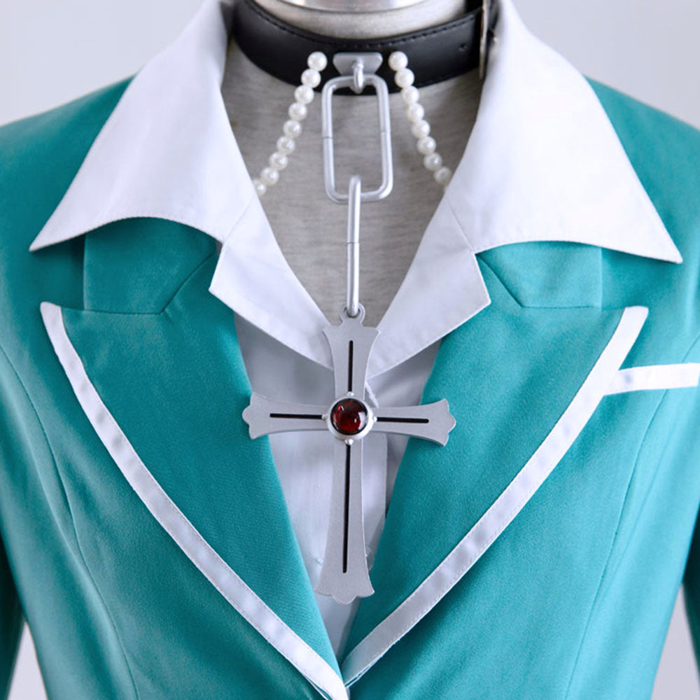 Anime Rosario+Vampire Moka Akashiya Cosplay Costume for Women Kids - 11_0007_十字架与吸血鬼-赤夜萌香装1代-阳海学院女装校服-5.jpg