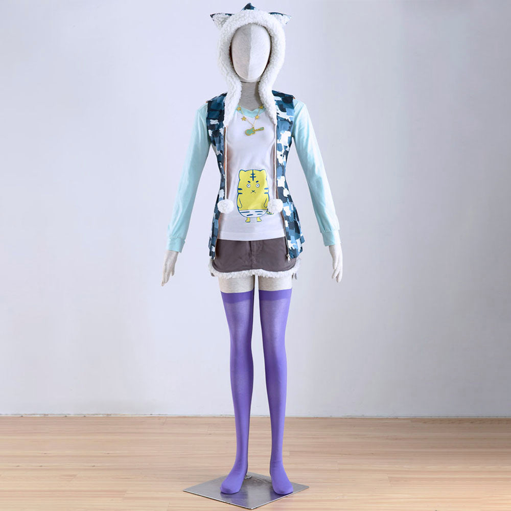 Game Super Sonico Costume Sonico Cosplay full Outfits for Women Kids - 11_0008_超级索尼子-索尼子装1代-迷彩便服-12.jpg