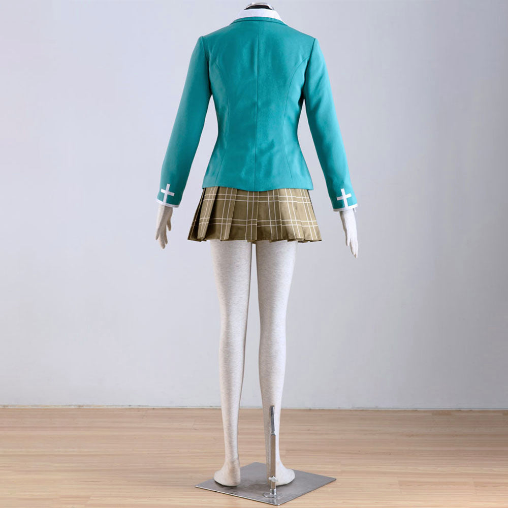 Anime Rosario+Vampire Moka Akashiya Cosplay Costume for Women Kids - 11_0008_十字架与吸血鬼-赤夜萌香装1代-阳海学院女装校服-4.jpg