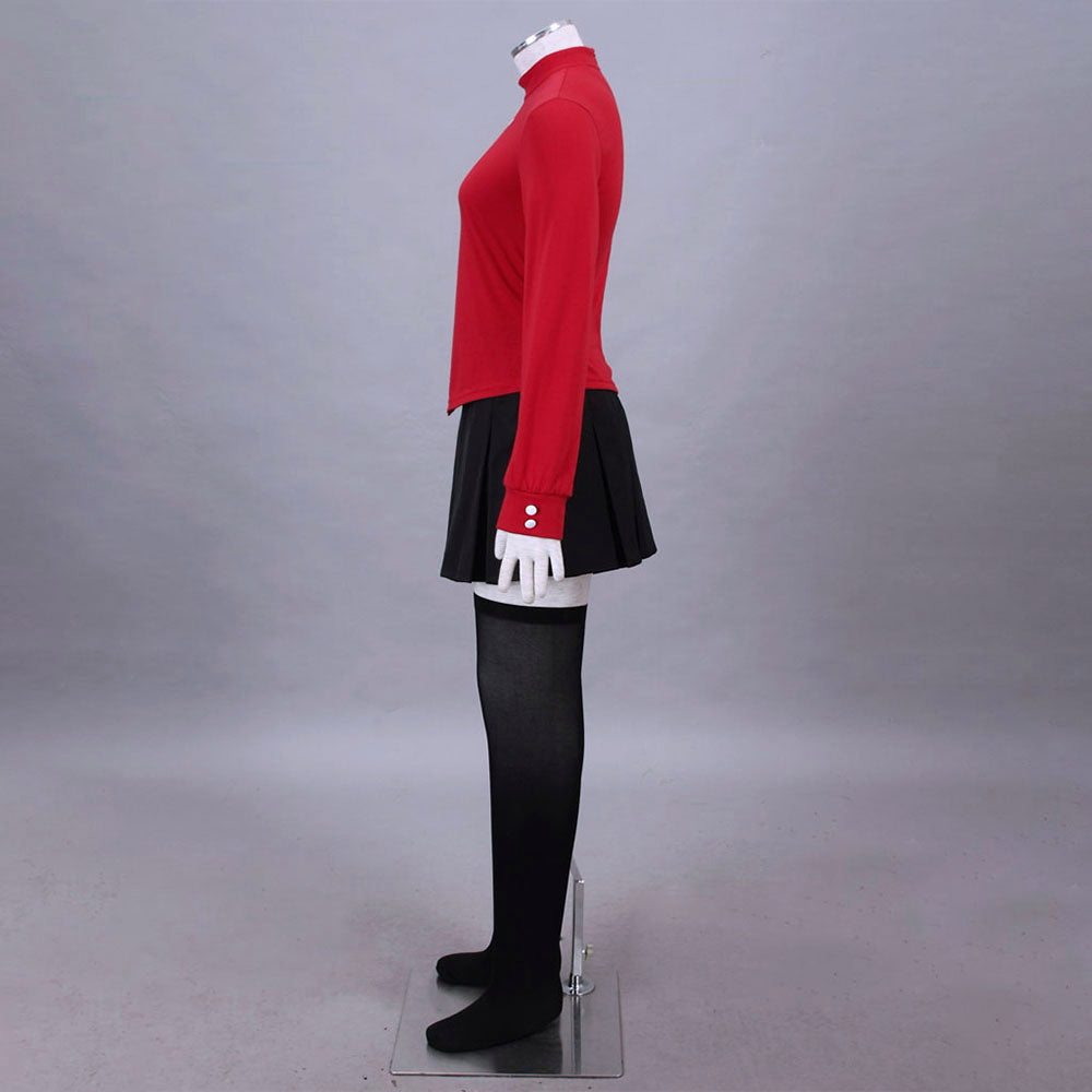 Fate/stay night Rin Tohsaka Cosplay Costume with Accessories for Women Kids - 11_0008_圣杯战争-远坂凛装2代-便装全套-3.jpg