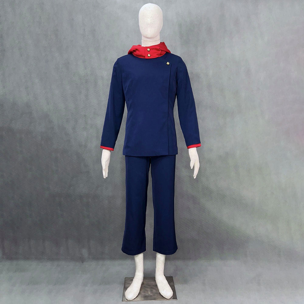 Anime Jujutsu Kaisen Yuji Itadori Cosplay School Uniform Costume for Men  & Kids - 11_0008_Ａ208-咒术回战-虎杖悠仁装1代-东京都立咒术高专校服-1.jpg