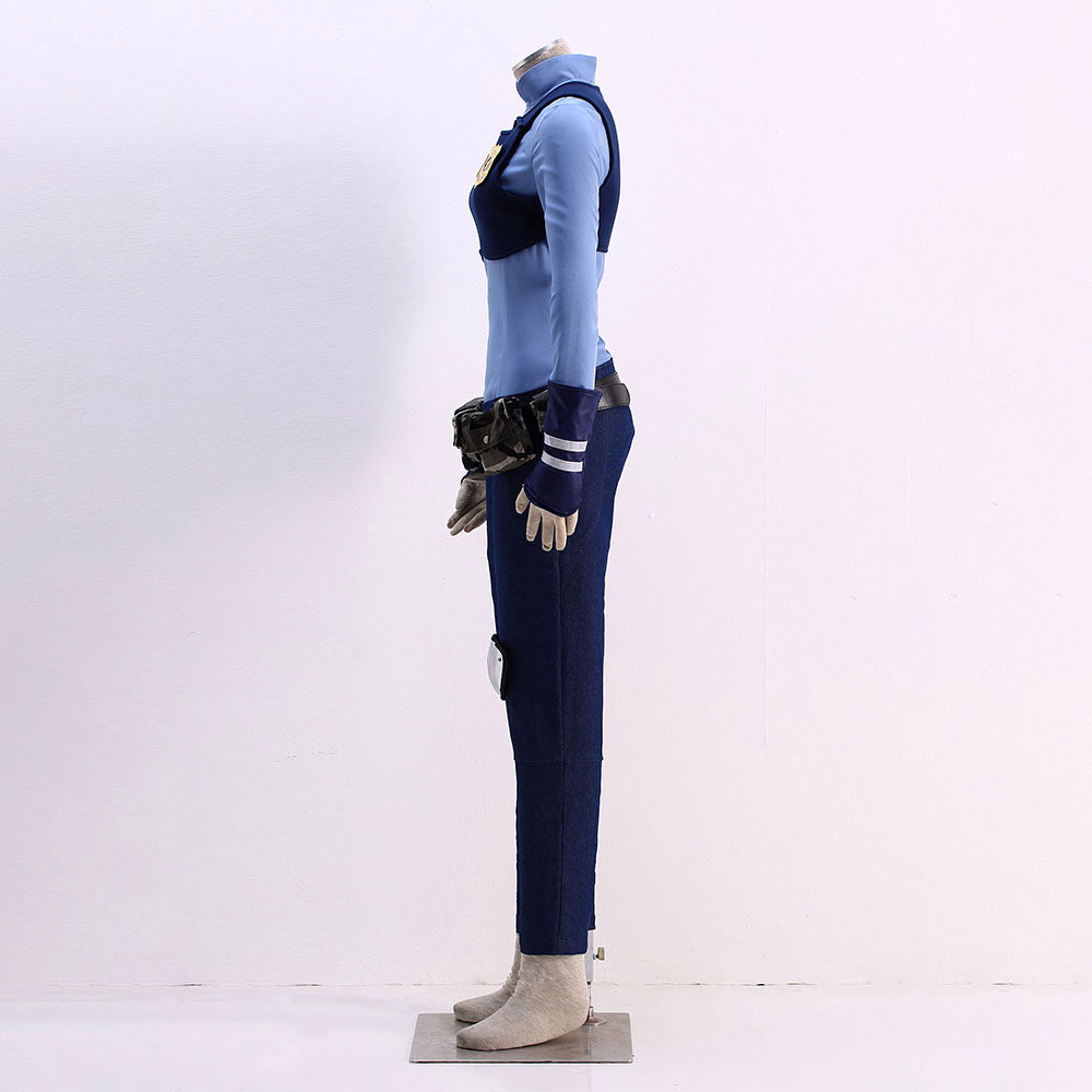 Anime Zootopia The Rabbit Hopps Judy Cosplay Costume for Women & Kids - 11_0009_B186-疯狂动物城Zootopia-兔子朱迪装1代-出勤警服--3.jpg
