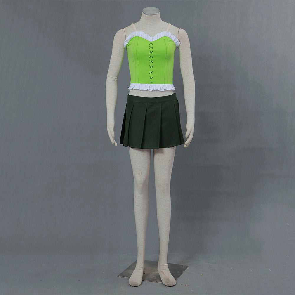 Anime Fairy Tail Lucy Heartfilia Cosplay Green Outfits Costume with Star River Whip for Women & Kids - 11_0009_B190-妖精的尾巴-露西装3代-绿色款 -5.jpg