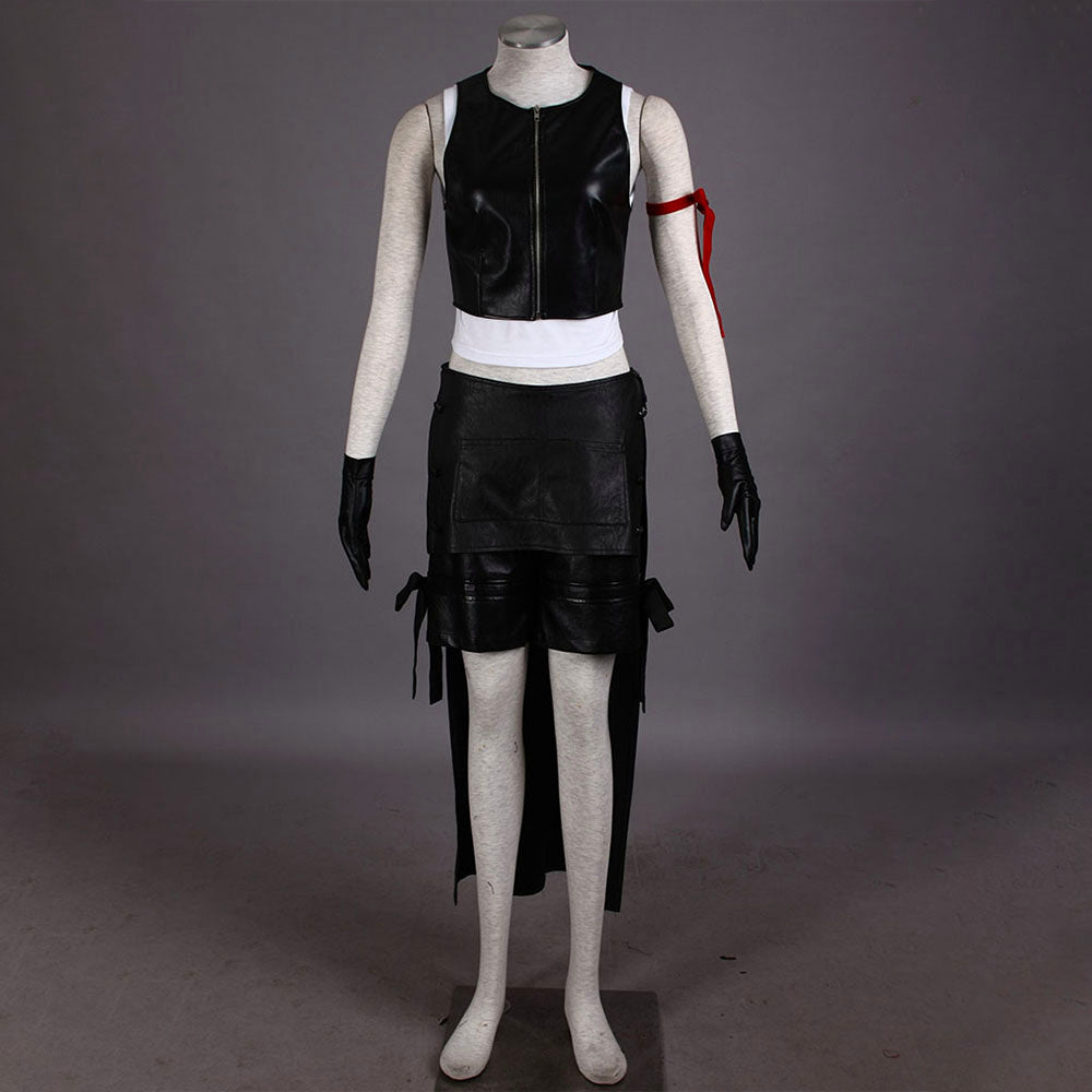 Game Final Fantasy 7 Tifa Lockhart Cosplay Costume with Accessories for Women & Kids - 11_0009_最终幻想7-蒂法装1装-2.jpg