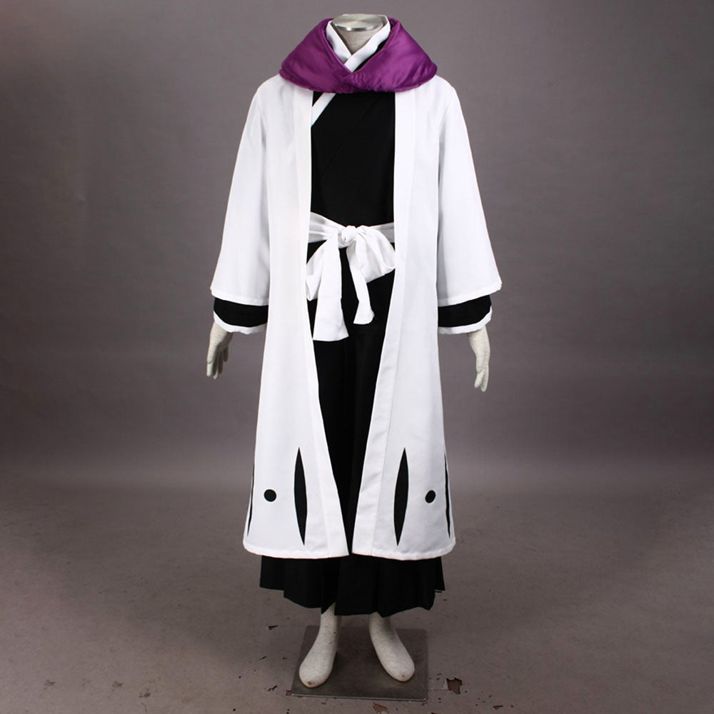 Anime Soul Reaper 12th Unit Captain Cosplay Costume full Set with Haori Robe for Men Kids - 11_0010_死神-涅茧利2代-简化版十二番队队长长袍-1.jpg