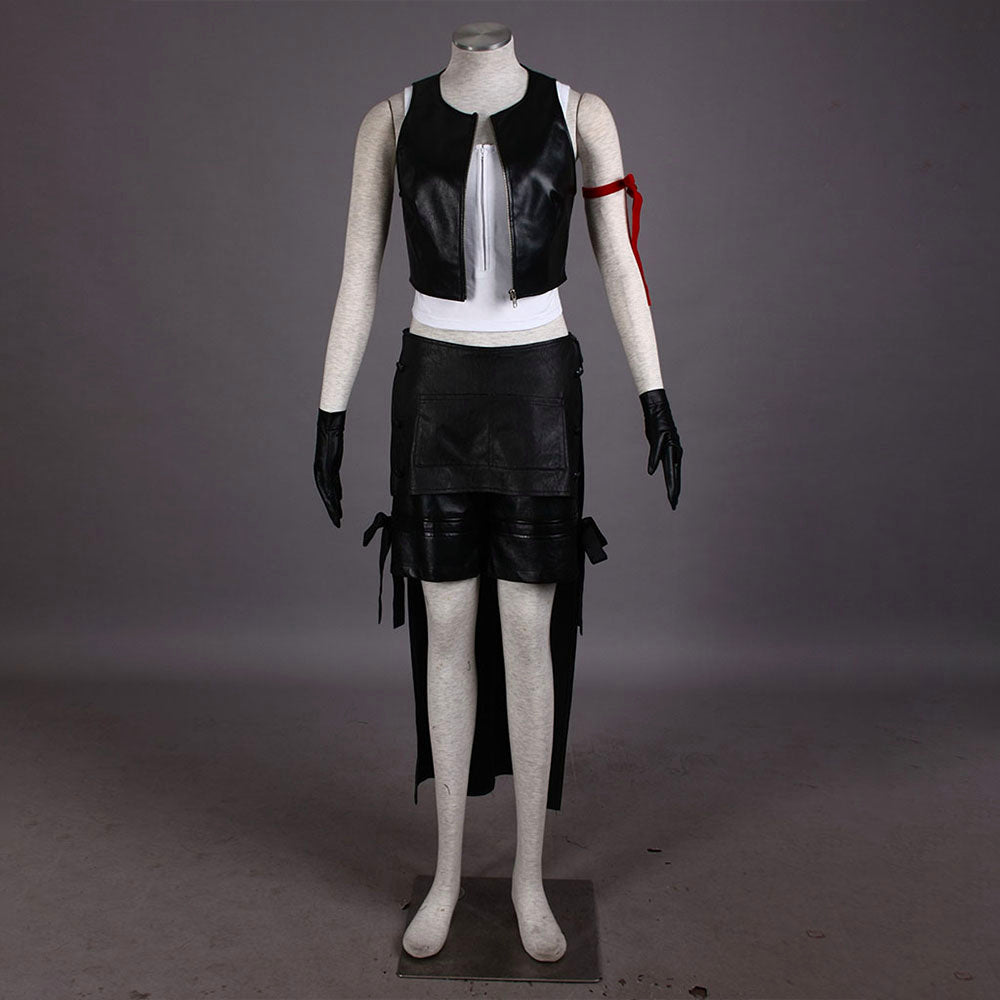 Game Final Fantasy 7 Tifa Lockhart Cosplay Costume with Accessories for Women & Kids - 11_0010_最终幻想7-蒂法装1装-1.jpg