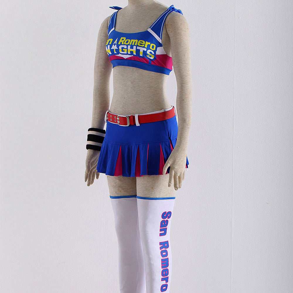 Game Lollipop Chainsaw Juliet Cheerleading Cosplay Costume for Women & Kids - 11_0011_B113-电锯甜心-朱丽叶装1代-拉拉队服装--2.jpg
