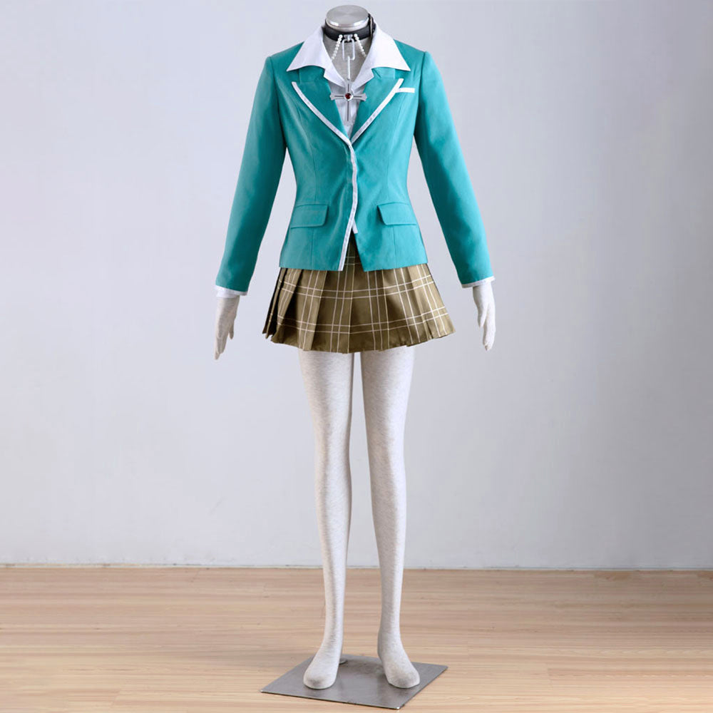 Anime Rosario+Vampire Moka Akashiya Cosplay Costume for Women Kids - 11_0011_十字架与吸血鬼-赤夜萌香装1代-阳海学院女装校服-1.jpg