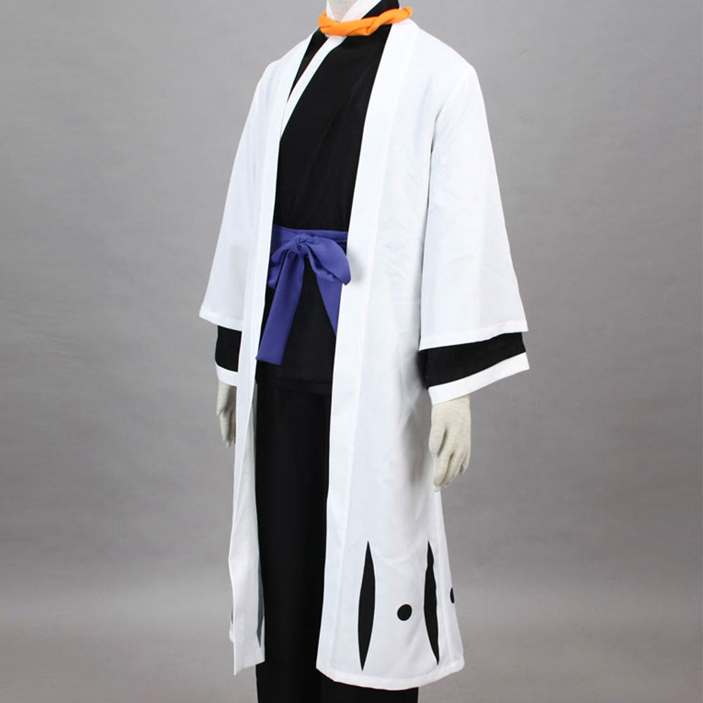 Anime Soul Reaper 9th Unit Captain Blind Swordsman Cosplay Costume for Men Kids - 11_0011_死神-东仙要4代-超级简化版九番队队长长袍-2.jpg