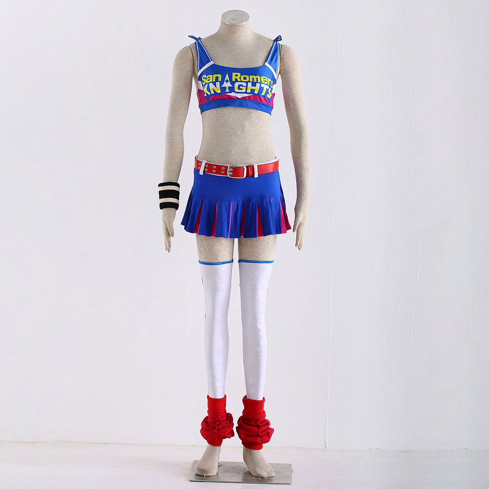 Game Lollipop Chainsaw Juliet Cheerleading Cosplay Costume for Women & Kids - 11_0012_B113-电锯甜心-朱丽叶装1代-拉拉队服装--1.jpg