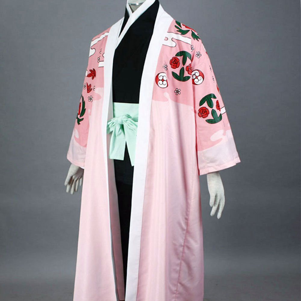 Anime Soul Reaper 8th Unit Captain Lazy Captain Swordsman Cosplay Costume for Men Kids - 11_0012_死神-京乐春水装3代-超级简化版八番队队长长袍-2.jpg