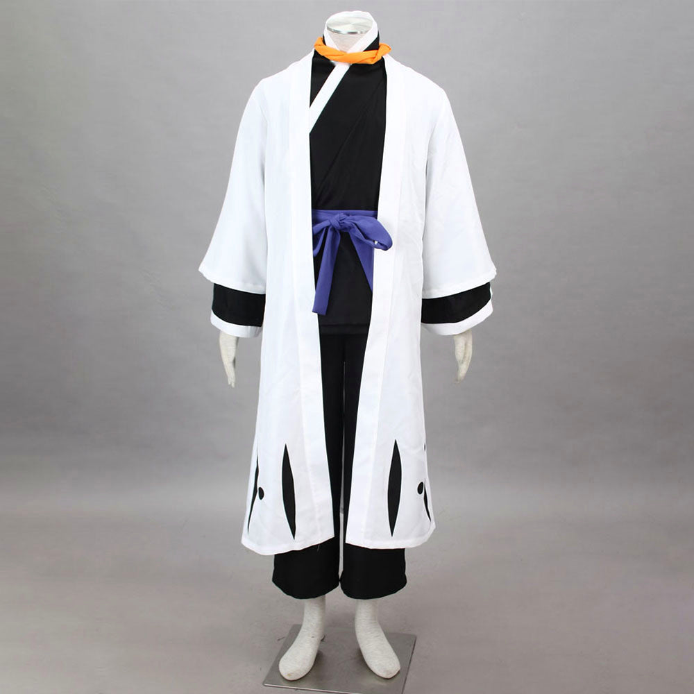 Anime Soul Reaper 9th Unit Captain Blind Swordsman Cosplay Costume for Men Kids - 11_0012_死神-东仙要4代-超级简化版九番队队长长袍-1.jpg