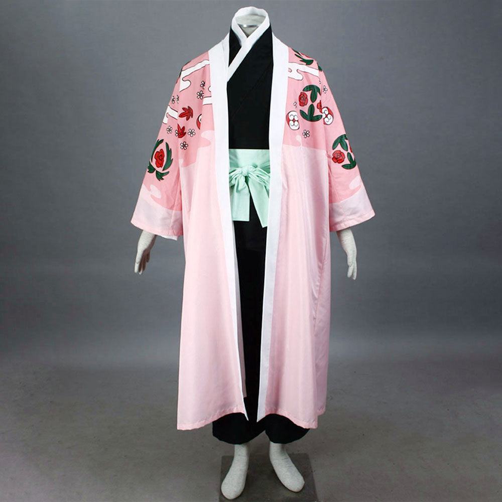 Anime Soul Reaper 8th Unit Captain Lazy Captain Swordsman Cosplay Costume for Men Kids - 11_0013_死神-京乐春水装3代-超级简化版八番队队长长袍-1.jpg