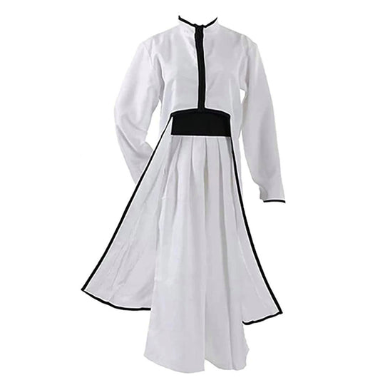 Anime Soul Reaper Pale Green-Eyed Spirit Warrior Cosplay White High Collar Robe Costume - 未标题-1.jpg