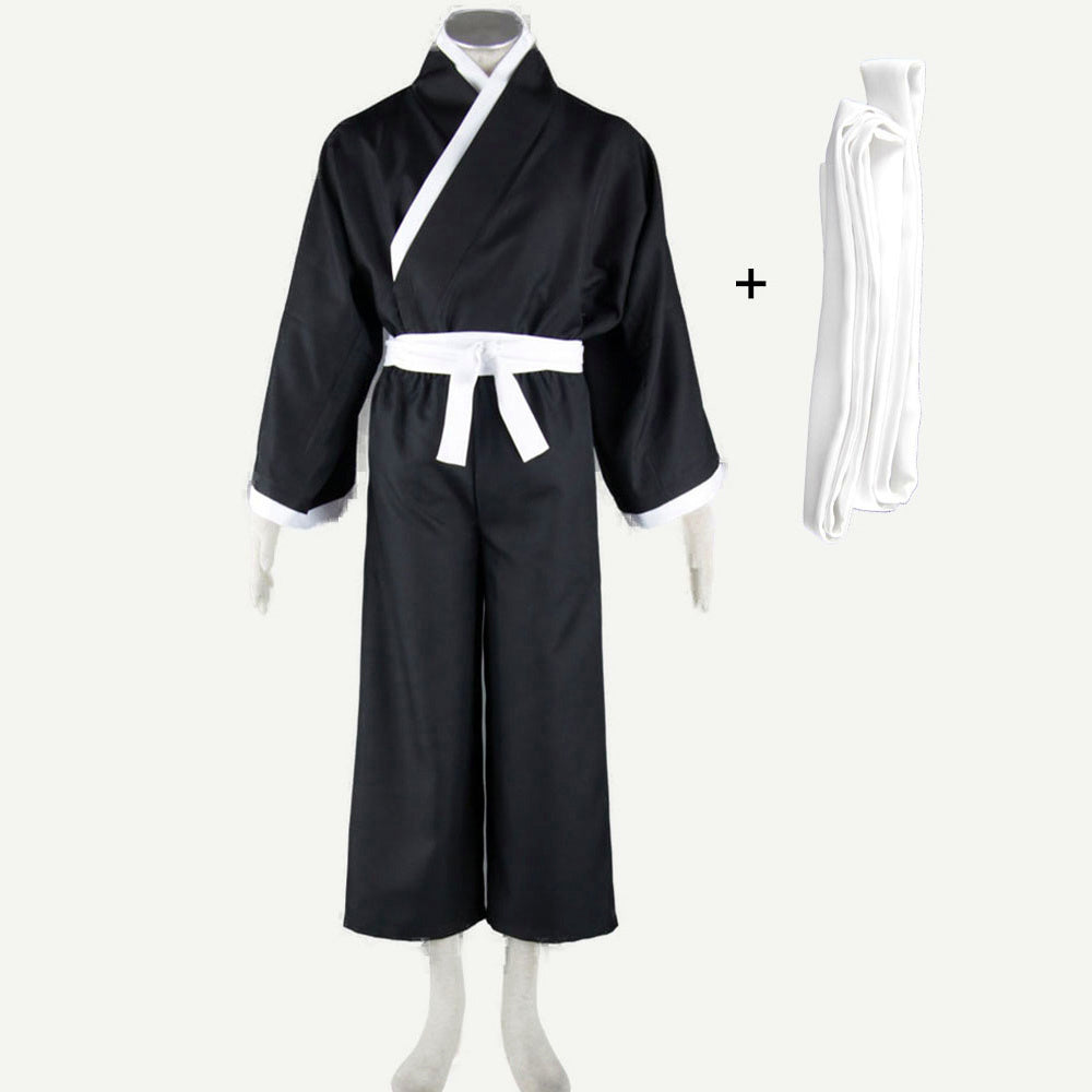 Anime Soul Reaper 13 Guard Squad Sword Fighter Black Kimono Cosplay Costume-v3 for Men Kids - 未标题-1.jpg