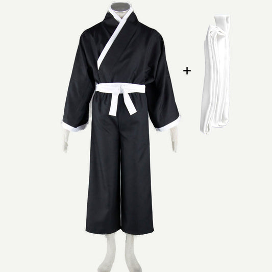 Anime Soul Reaper 13 Guard Squad Sword Fighter Black Kimono Cosplay Costume-v3 for Men Kids - 未标题-1.jpg