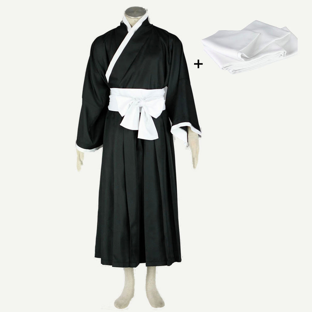 Anime Soul Reaper 13 Guard Squad Sword Fighter Black Kimono Cosplay Costume-v2 for Men Kids - 未标题-1.jpg