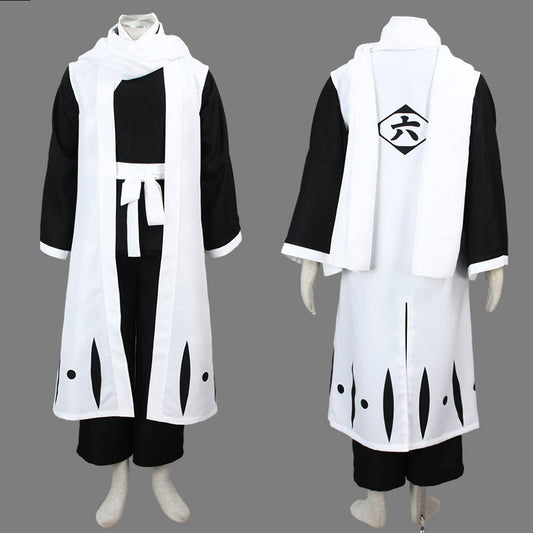 Anime Soul Reaper 6th Unit Captain White Scarf Noble Swordsman Cosplay Costume for Men Kids - 未标题-1.jpg