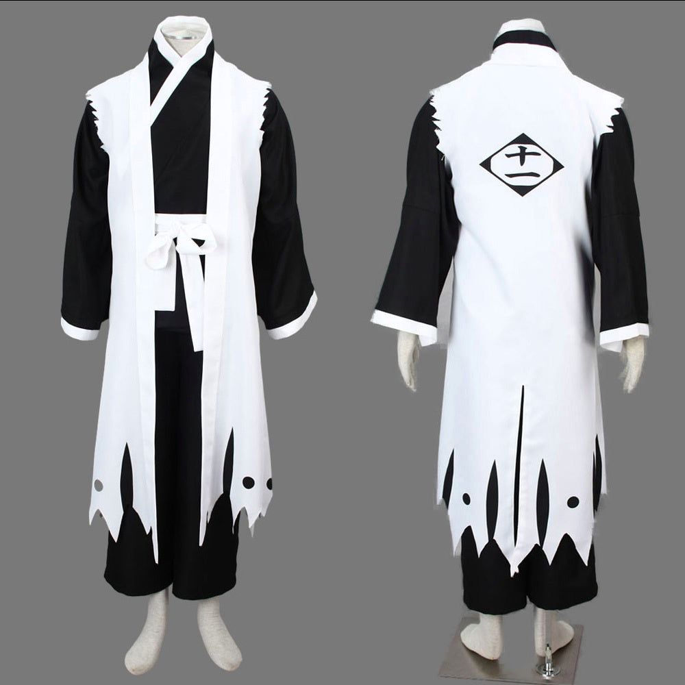 Anime Soul Reaper 11th Unit Captain Fierce Swordsman Cosplay Costume for Men Kids - 未标题-1.jpg