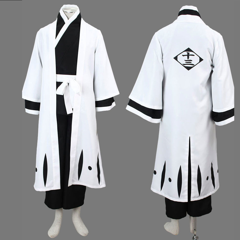 Anime Soul Reaper 13th Unit Captain White-Haired Swordsman Cosplay Costume for Men Kids - 未标题-1.jpg