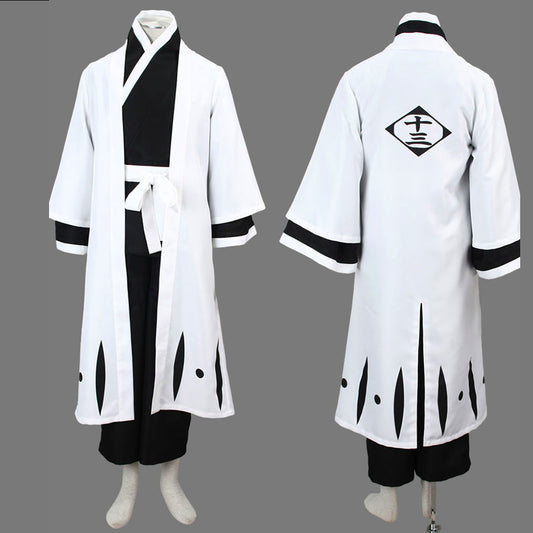 Anime Soul Reaper 13th Unit Captain White-Haired Swordsman Cosplay Costume for Men Kids - 未标题-1.jpg