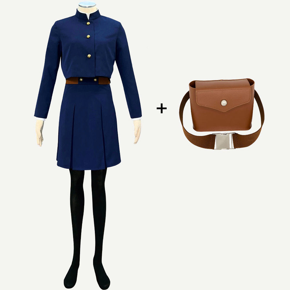 Anime Jujutsu Kaisen Kugisaki Nobara Cosplay Uniform Costume for Women & Kids - 未标题-1-恢复的.jpg