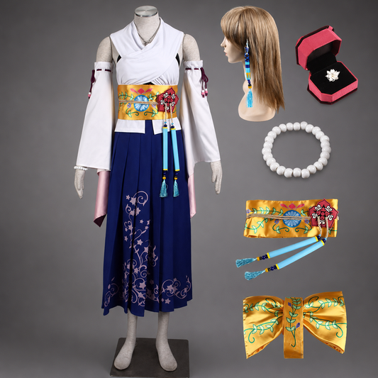 Final Fantasy X 10 Yuna Cosplay Costume with Accessories for Women & Kids - ChatGPT Image 2026年7月26日 23_23_22.png