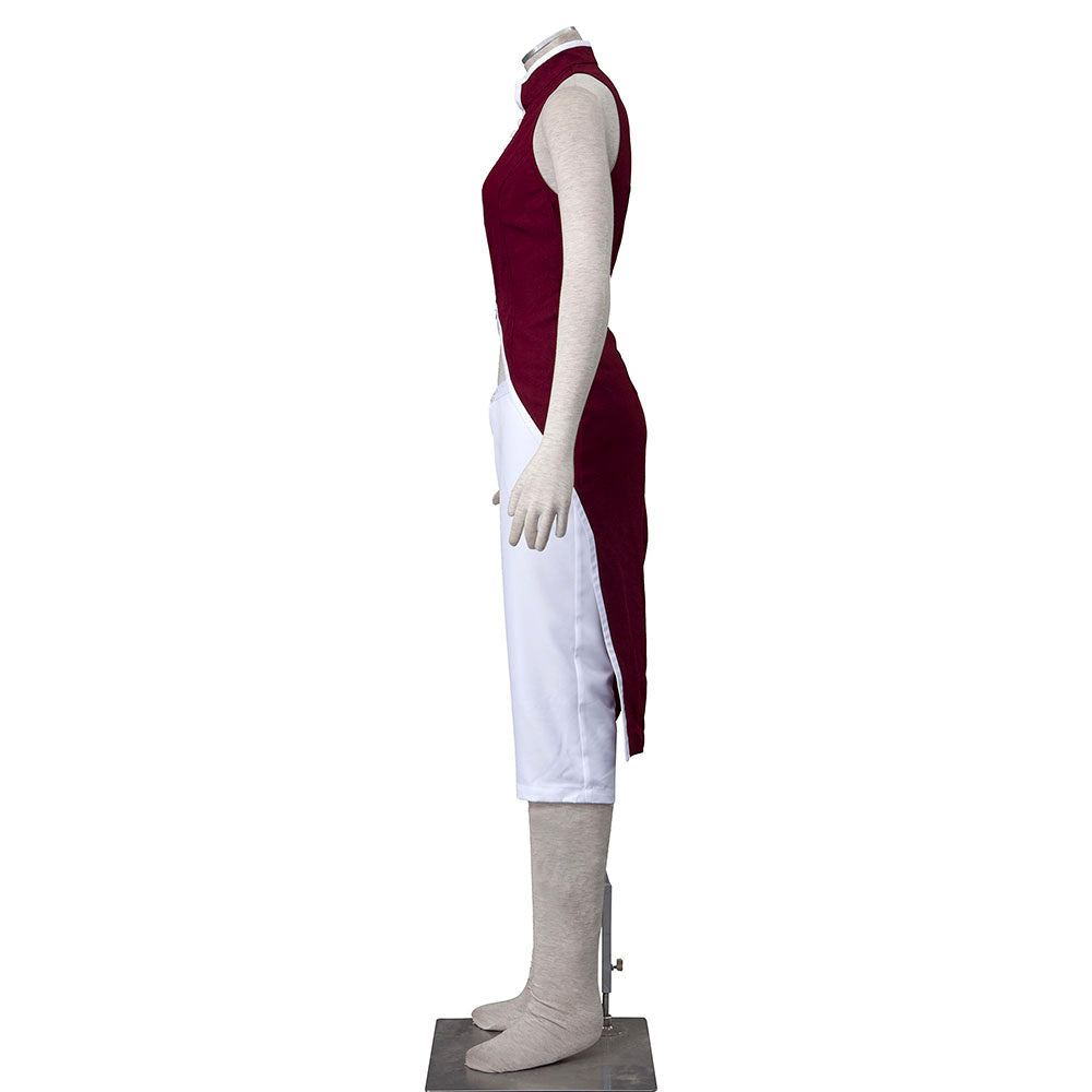 Anime Pink Cherry Blossom Medical Kunoichi as Mother Cosplay Costume for Women Kids image 3