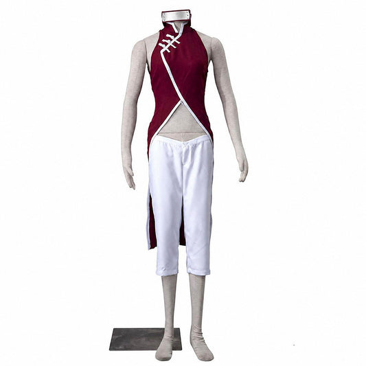 Anime Pink Cherry Blossom Medical Kunoichi as Mother Cosplay Costume for Women Kids image 6
