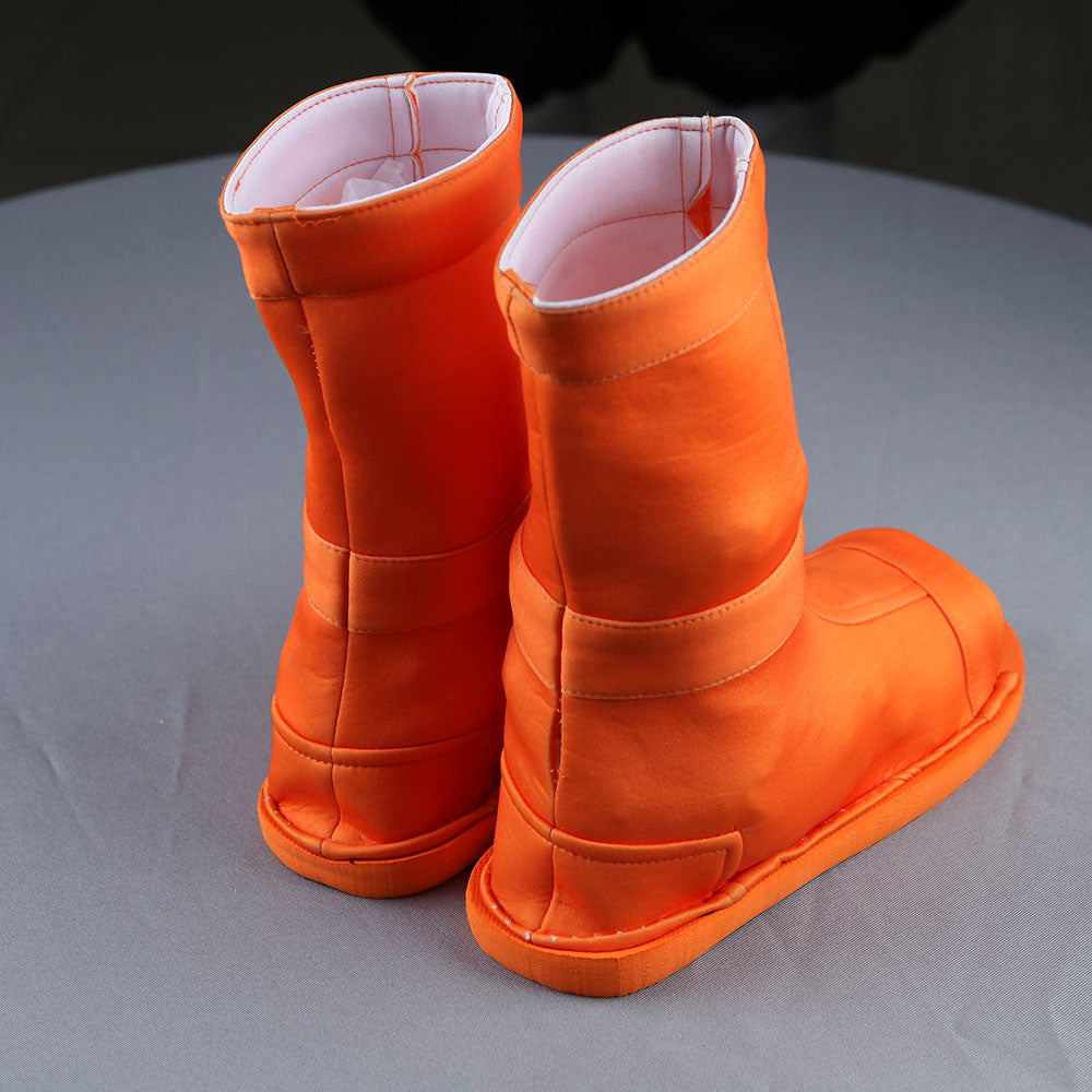 Anime Orange Fox Spirit Ninja Sage Mode Cosplay Costume Shoes for Adults Kids image 2