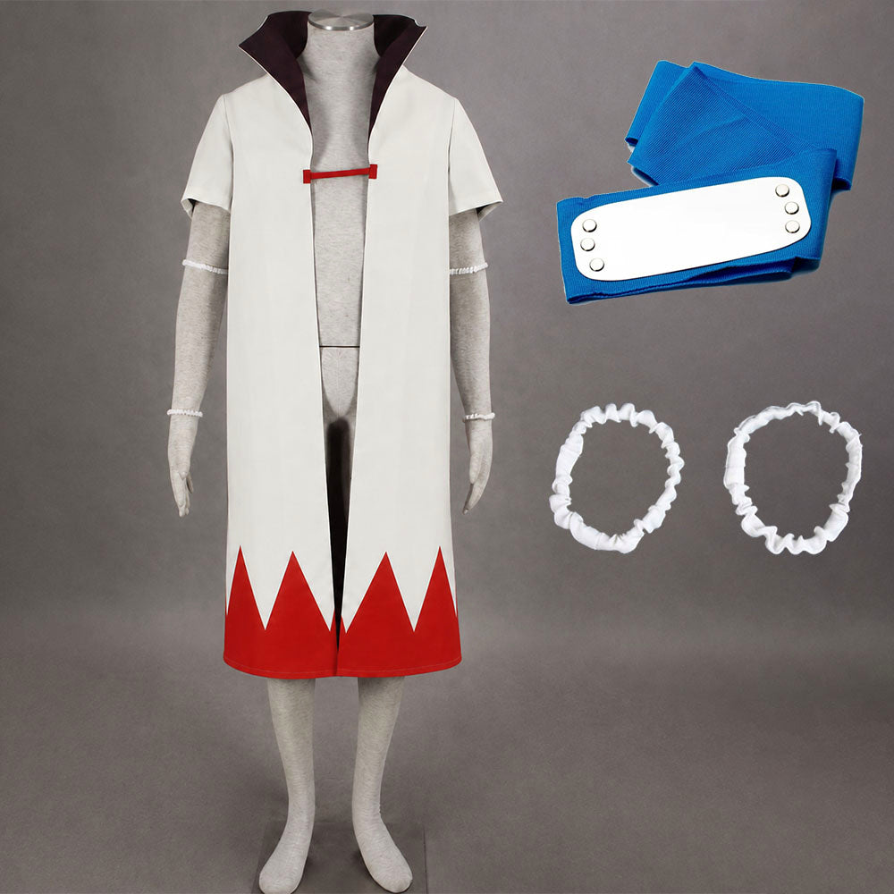 Anime Fourth Village Leader Yellow Flash Ninja Cosplay Costume Cloak for Adults Kids image 4