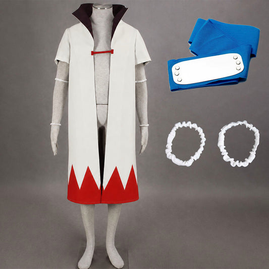 Anime Fourth Village Leader Yellow Flash Ninja Cosplay Costume Cloak for Adults Kids image 4