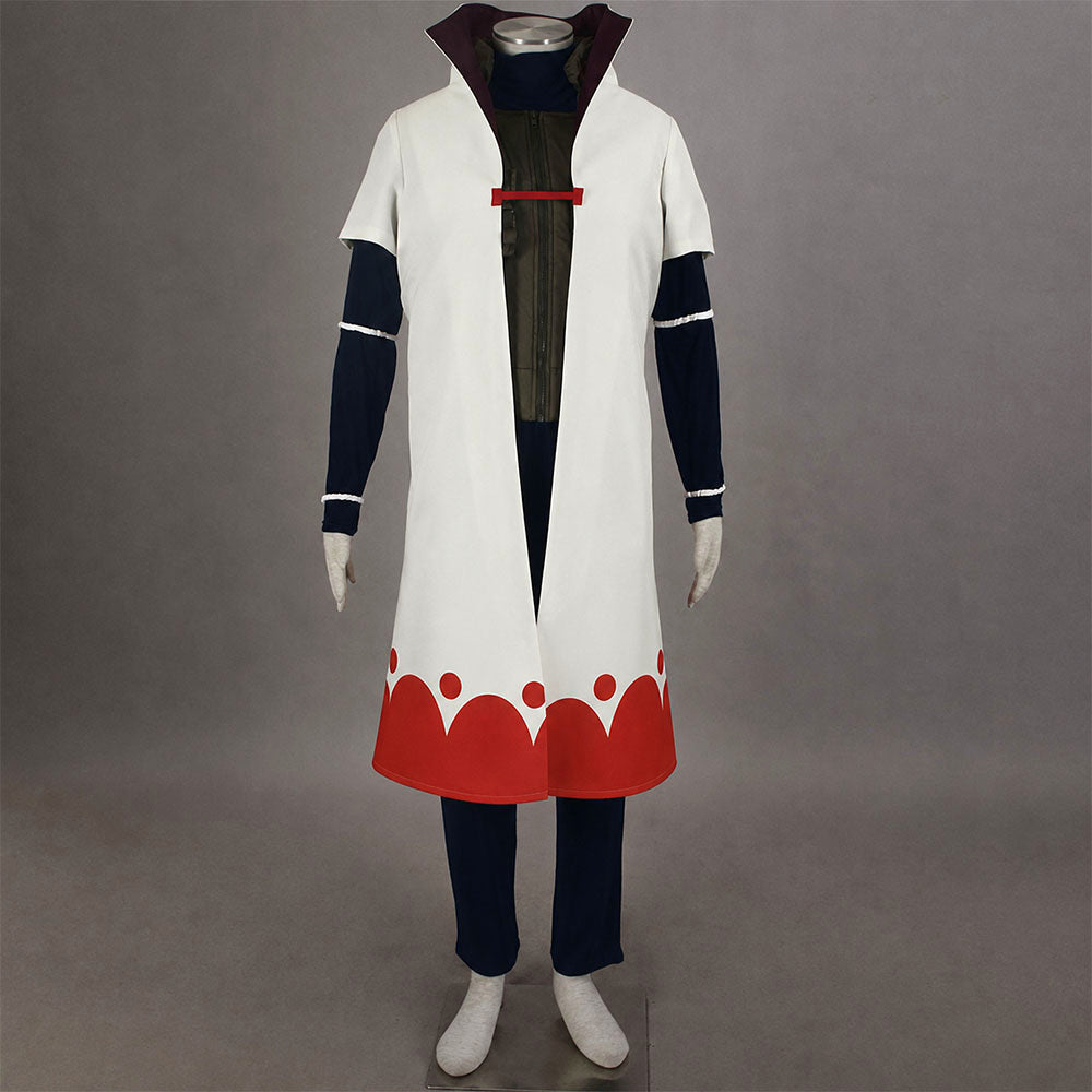 Anime Fourth Village Leader Yellow Flash Ninja Cosplay Costume full Outfit for Men Kids image 5